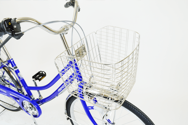 自転車☆26インチ☆通勤通学☆ベージュ☆リングロック鍵