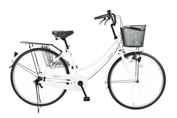★お届け可‼★ サイモト自転車 26インチ 『Lapeure』 シルバー ☆お届け可‼☆ サイモト自転車 26インチ 『Lapeure』 シルバー (くま
