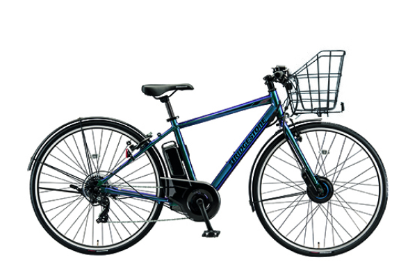 【電動自転車・電動アシスト自転車】ブリヂストン（BRIDGESTONE） カゴ付きTB1e［アルミフレーム］［27インチ］［外装7段変速］