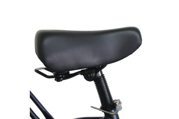 駐輪しやすくする取っ手付きサドル