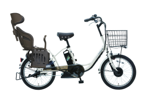 ホワイト／ヘッドレスト付チャイルドシート搭載TDN-207L ［内装3段変速］［20インチ］