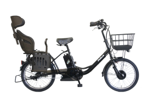 電動アシスト自転車 チャイルドシート付き 黒 20インチ　ジャンク品 PELTECH 電動自転車 完成品 チャイルドシート ペルテック 電動