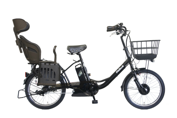 【電動アシスト自転車】PELTECH ヘッドレスト付チャイルドシート搭載TDN-207LP 電動自転車・電動アシスト自転車 子供乗せ自転車 20インチ