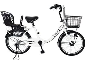 【第1位獲得！】 チャイルドシート搭載ティーク サイモト(SAIMOTO) 子供乗せ 自転車本体