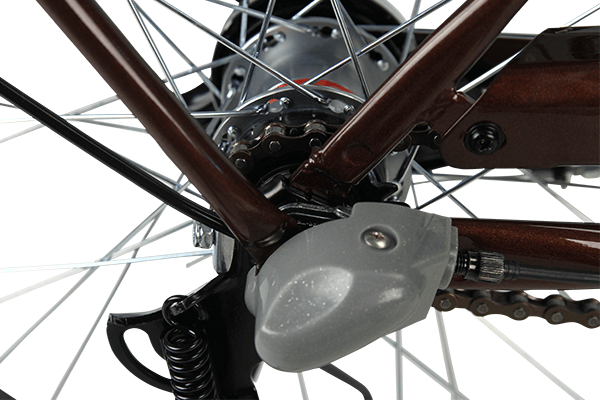 どんな道でも安心・快適に走行していただける様に、信頼のシマノ製内装3段変速機を搭載。