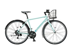 E.Xミストグリーン／フェンダー・カゴ付CYLVA F24 / XB1 ［アルミフレーム］［外装24段変速］