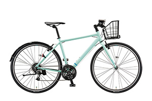 E.Xミストグリーン／フェンダー・カゴ付CYLVA F24 / XB1 ［アルミフレーム］［外装24段変速］