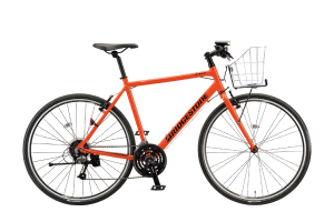 E.Xネオンオレンジ／フェンダー・カゴ付CYLVA F24 / XB1 ［アルミフレーム］［外装24段変速］