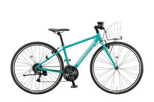 E.Xシチリアブルー／フェンダー・カゴ付CYLVA F24 / XB1 ［アルミフレーム］［外装24段変速］