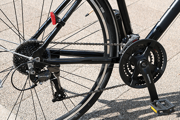 超美品ブリヂストン自転車24段クロスCYLVA F24☆490mm★配達地域限定 700×32C クロスバイク ブリヂストン グリーンレーベル シルヴァ CYLVA