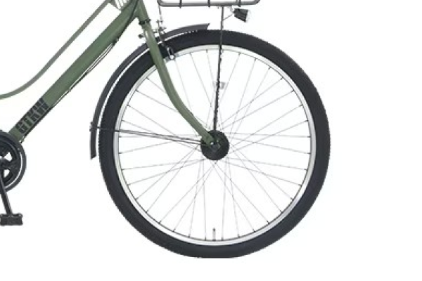 27.5×1.95インチのタイヤを装備。通常のタイヤよりエアボリュームがありクッション性も高い。