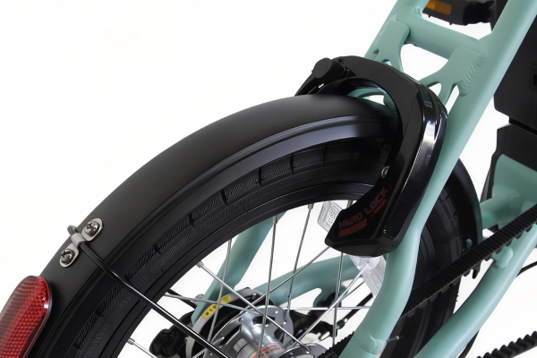 盗難対策に必須のリング錠も標準装備。