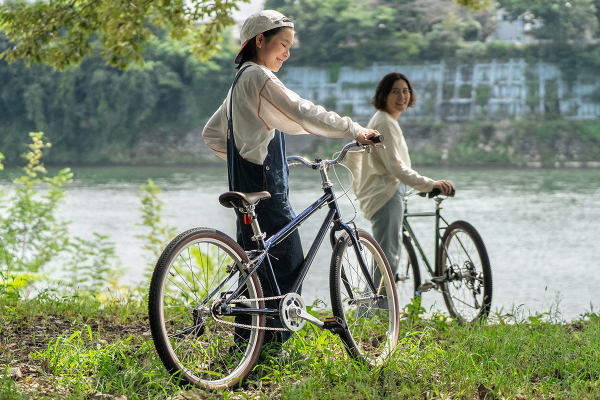 ヨツバサイクル　16インチ　ネイビー　カゴ付き YOTSUBA WITH ヨツバサイクル こども用自転車 16インチ 18インチ 20