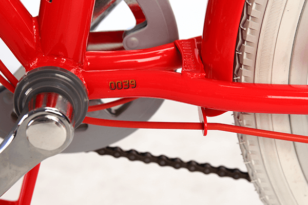 自転車は世界に1台のゆるしゃちケッタ。