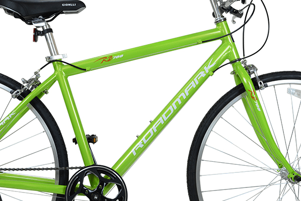 Amazon | クロスバイク 格安 8割完成車 シマノ 6段変速 700C(約