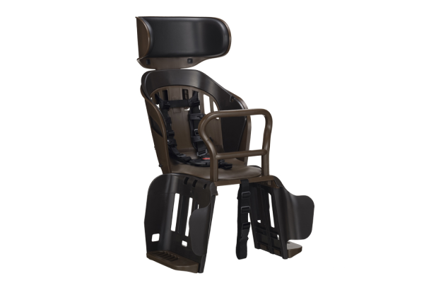 ヘッドレスト付きチャイルドシート搭載ママフレロック206D アサヒ