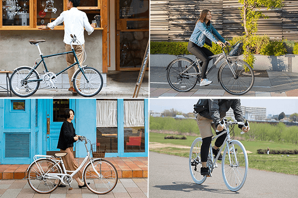 新しい自転車で健康的な通勤を