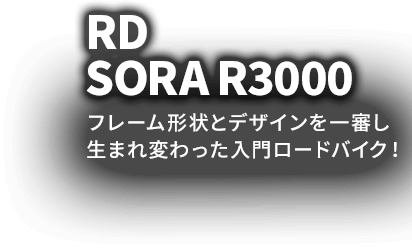 RD2.0 SHIMANO「SORA」で固めたアルミロード