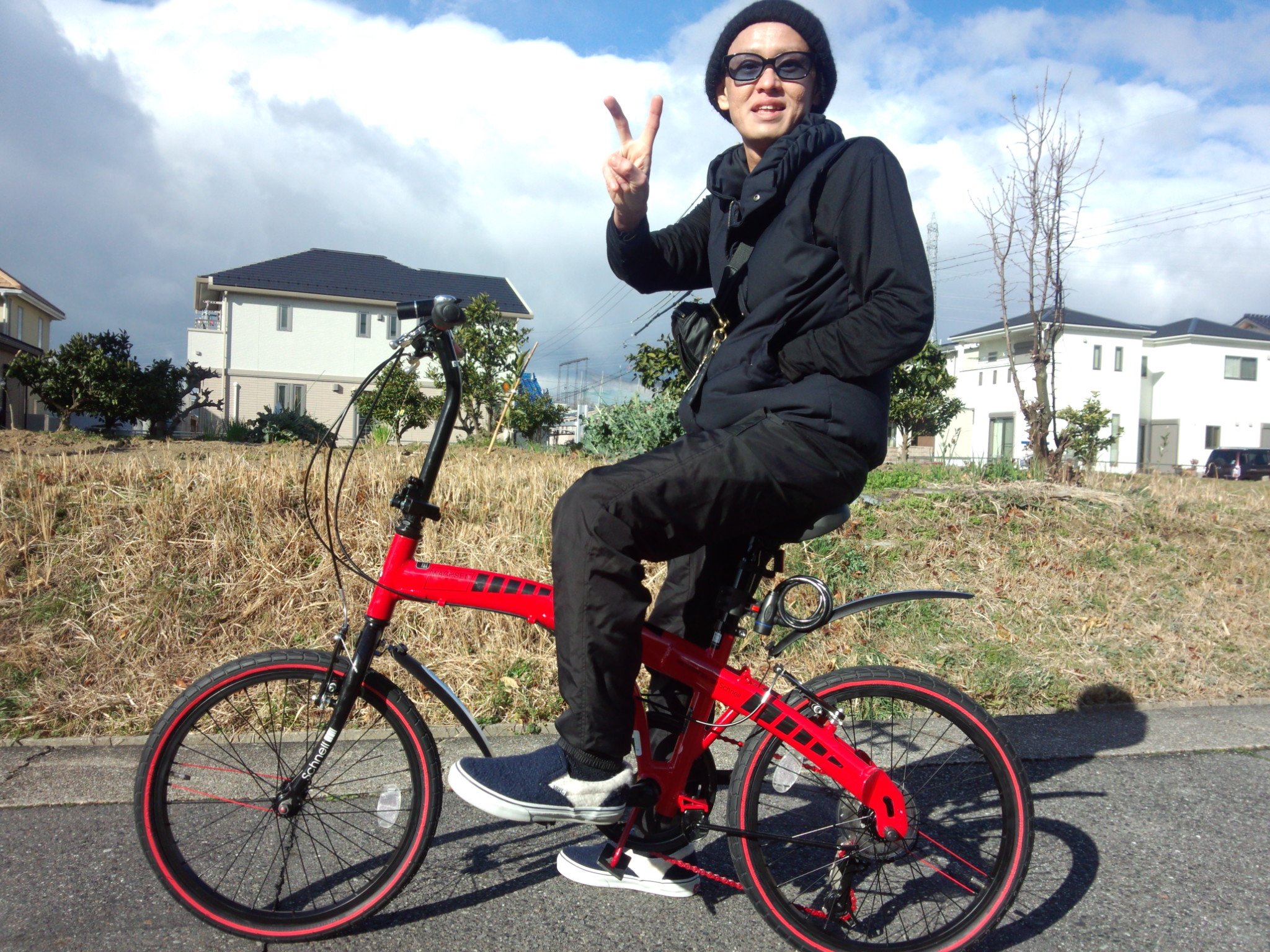 (引取り又はお届けご相談)WACHSEN 折り畳み自転車20インチ Schnell(シュネル) WACHSEN(ヴァクセン) 折りたたみ自転車 20インチ