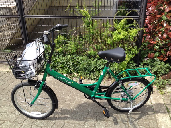 無事に自転車が届いて安心。