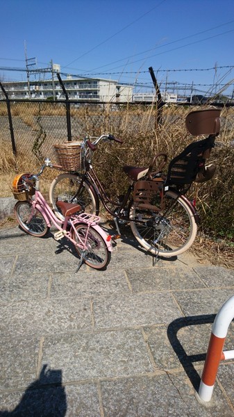 自転車移動が楽しいです♪