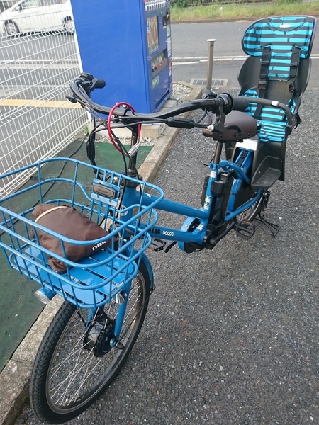 初めての電動自転車に感激！