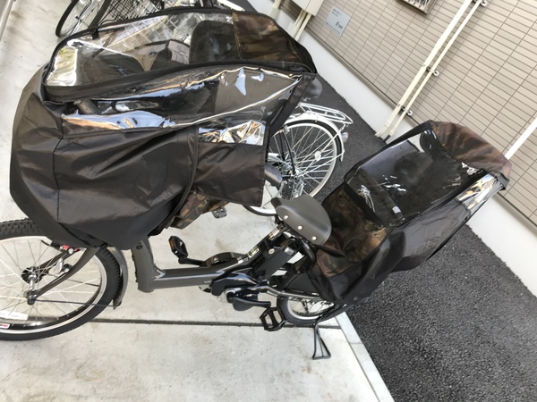 3人乗り用チャイルドシート付きbikke POLAR e（ビッケポーラーe