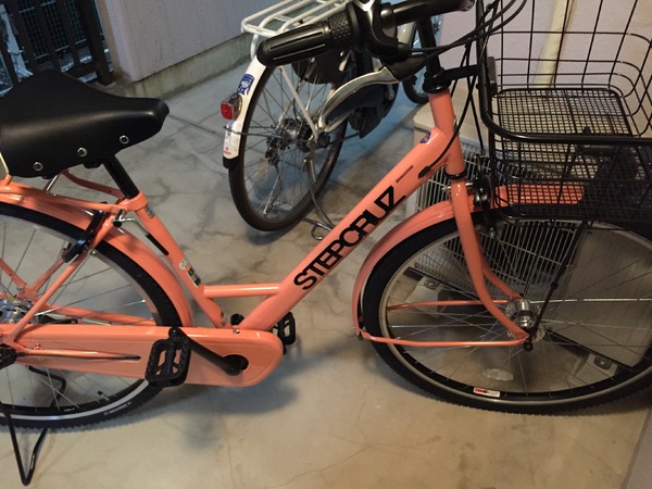 進級に新自転車