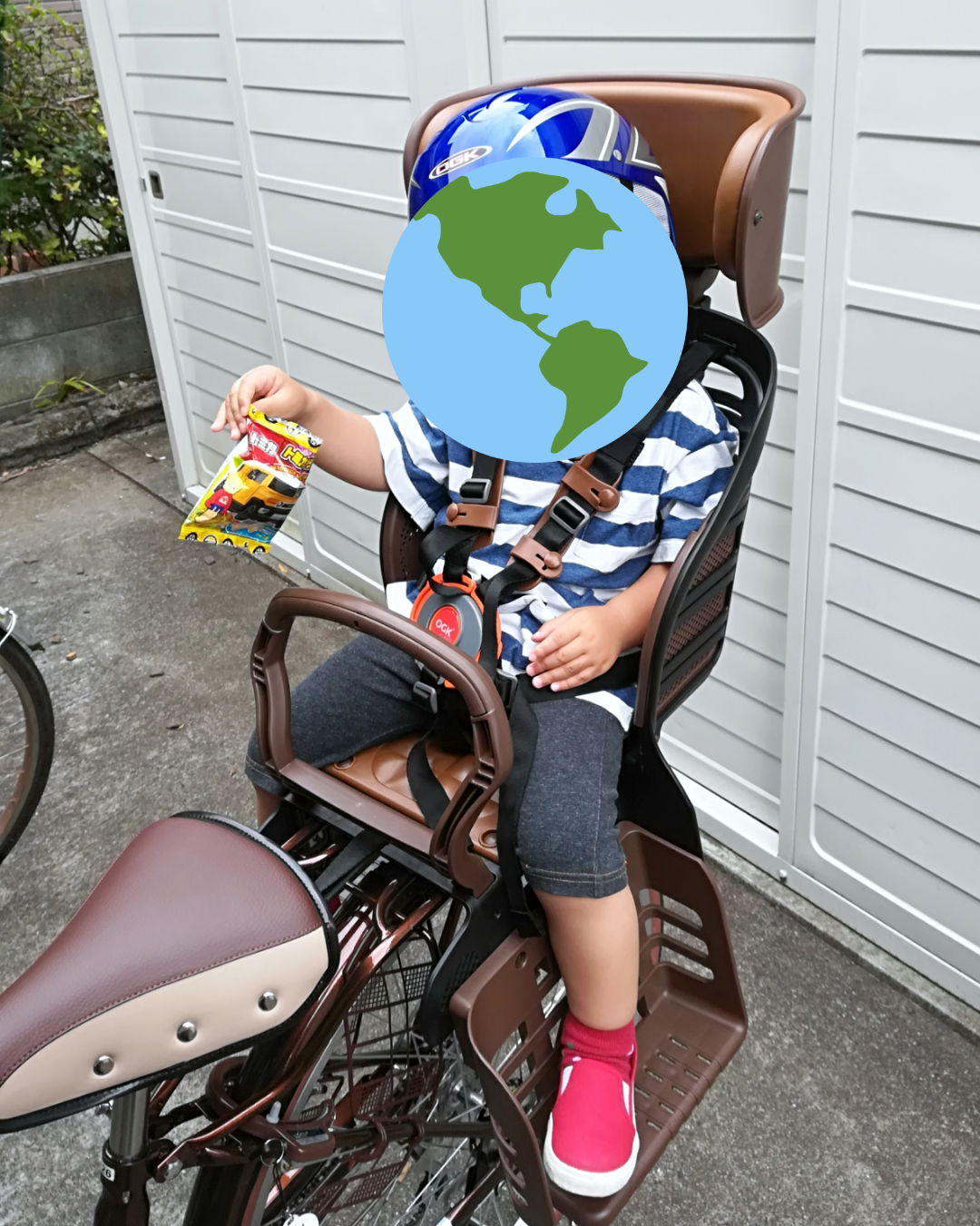大きめ2歳児に初の子供乗せ自転車