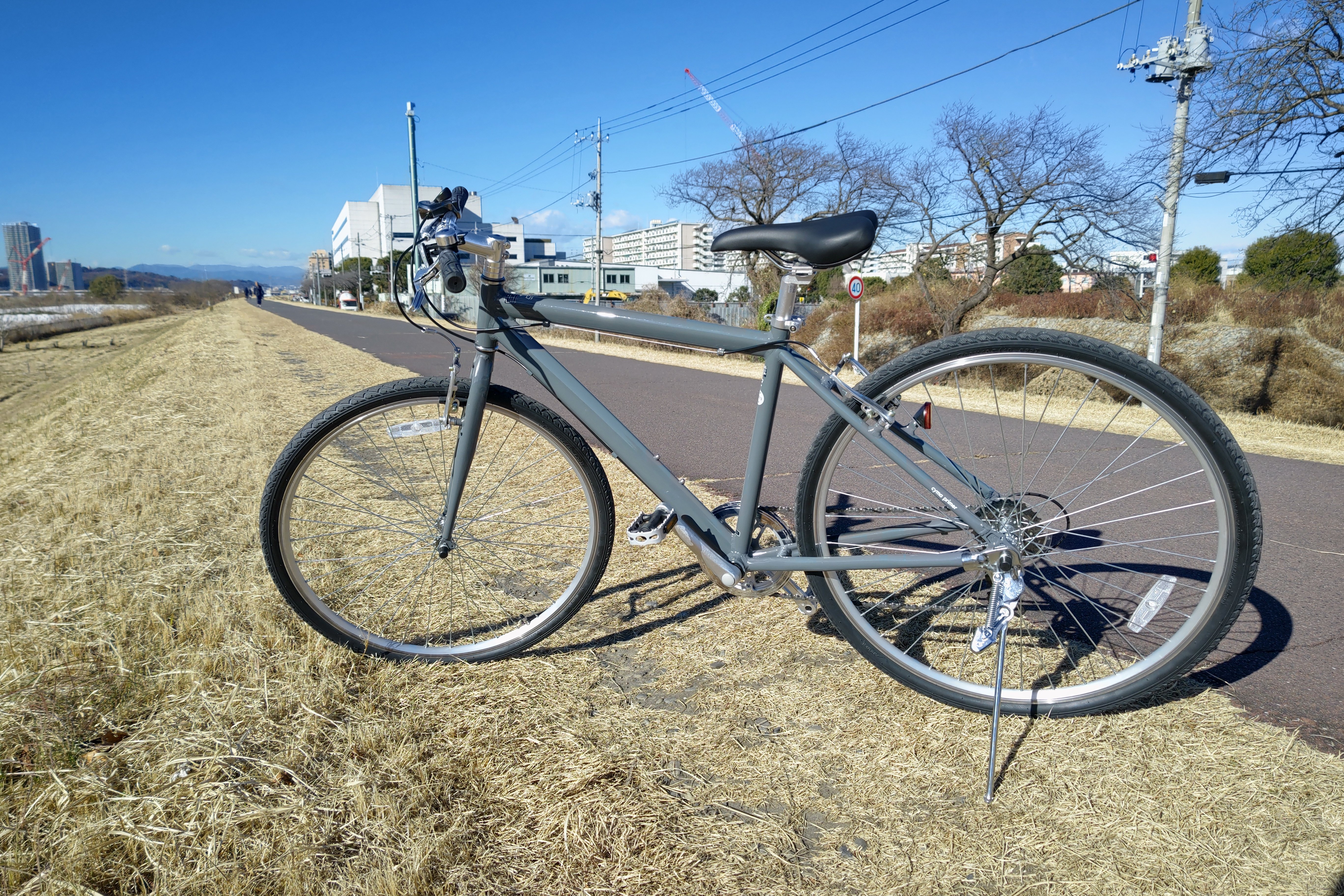 念願のチャリ