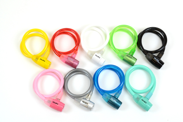 GORIN/G-220W GORIN(ゴリン) ワイヤー錠(ディンプルキー3本付)【カラーズディンプル】