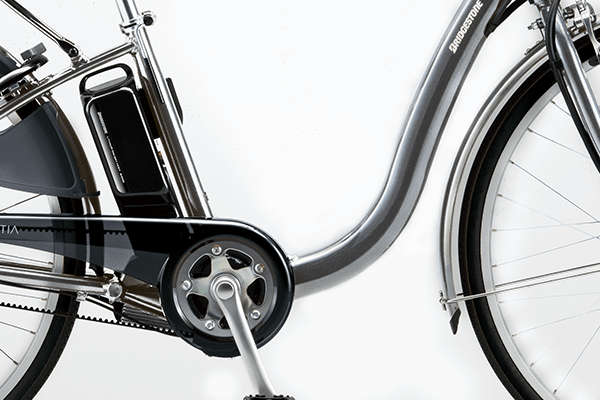 電動アシスト自転車のフレーム横画像