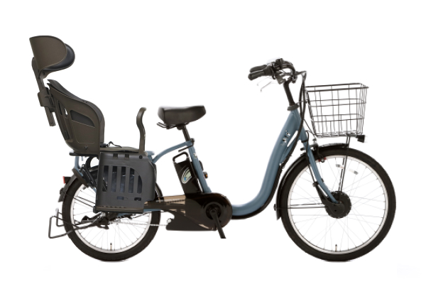 3人乗り用チャイルドシート付きbikke POLAR e（ビッケポーラーe
