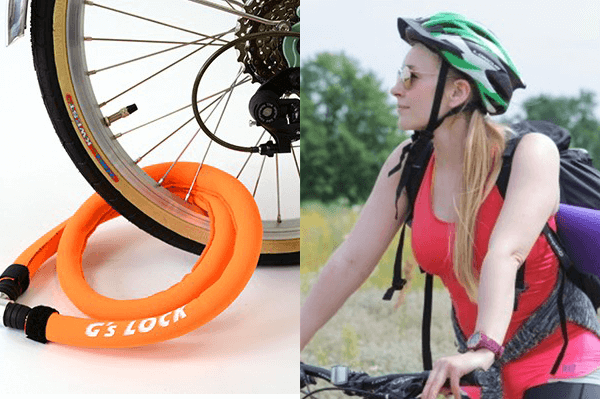 盗難や事故対策に｜カギとヘルメット
