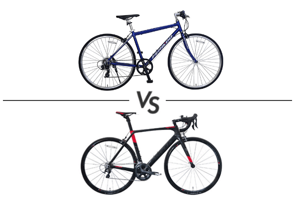 ロードバイクとの違い｜ハンドルとタイヤに注目